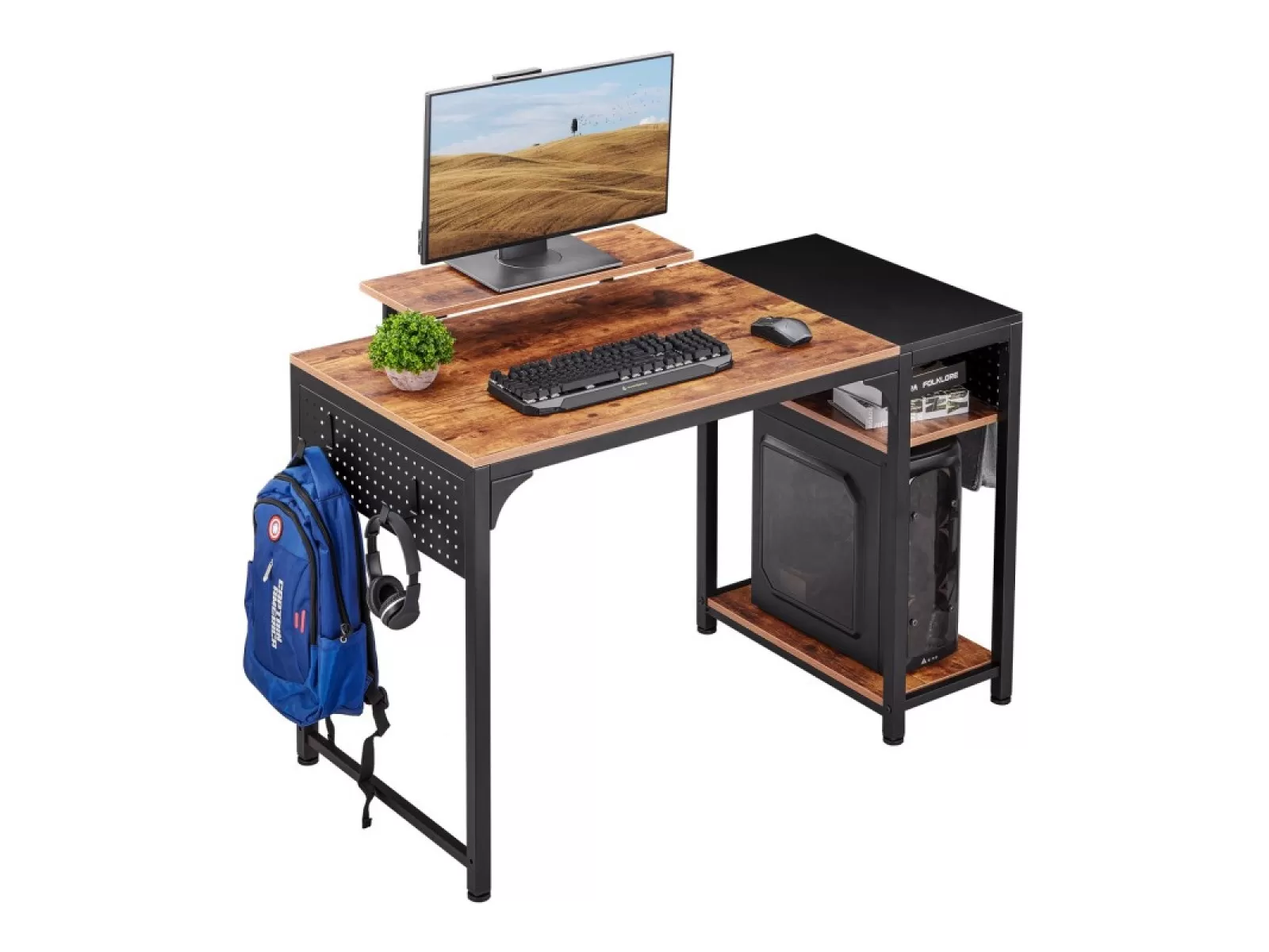Компьютерный стол EUREKA ZX-SS120B-RBB шириной 120 см