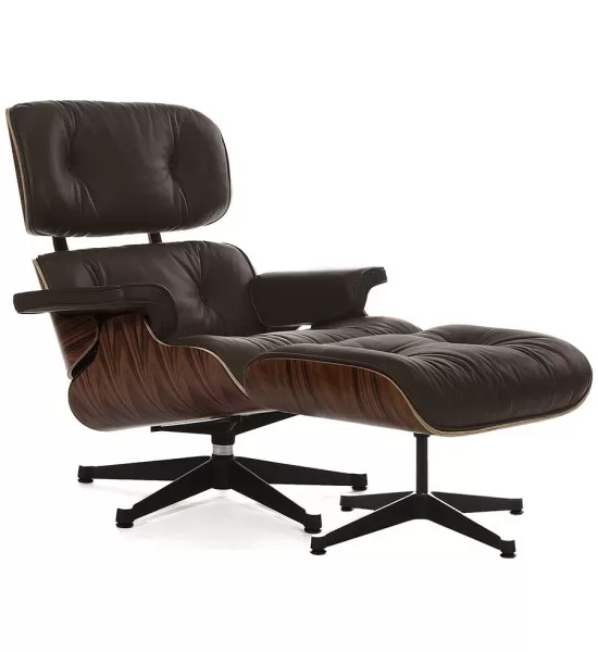 Eames Style Lounge Chair & Ottoman палисандр