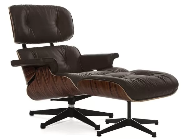 Eames Style Lounge Chair & Ottoman палисандр