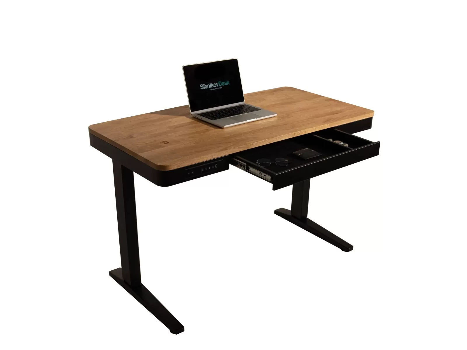 Стол с дубовой столешницей SitnikovDesk 120×60 