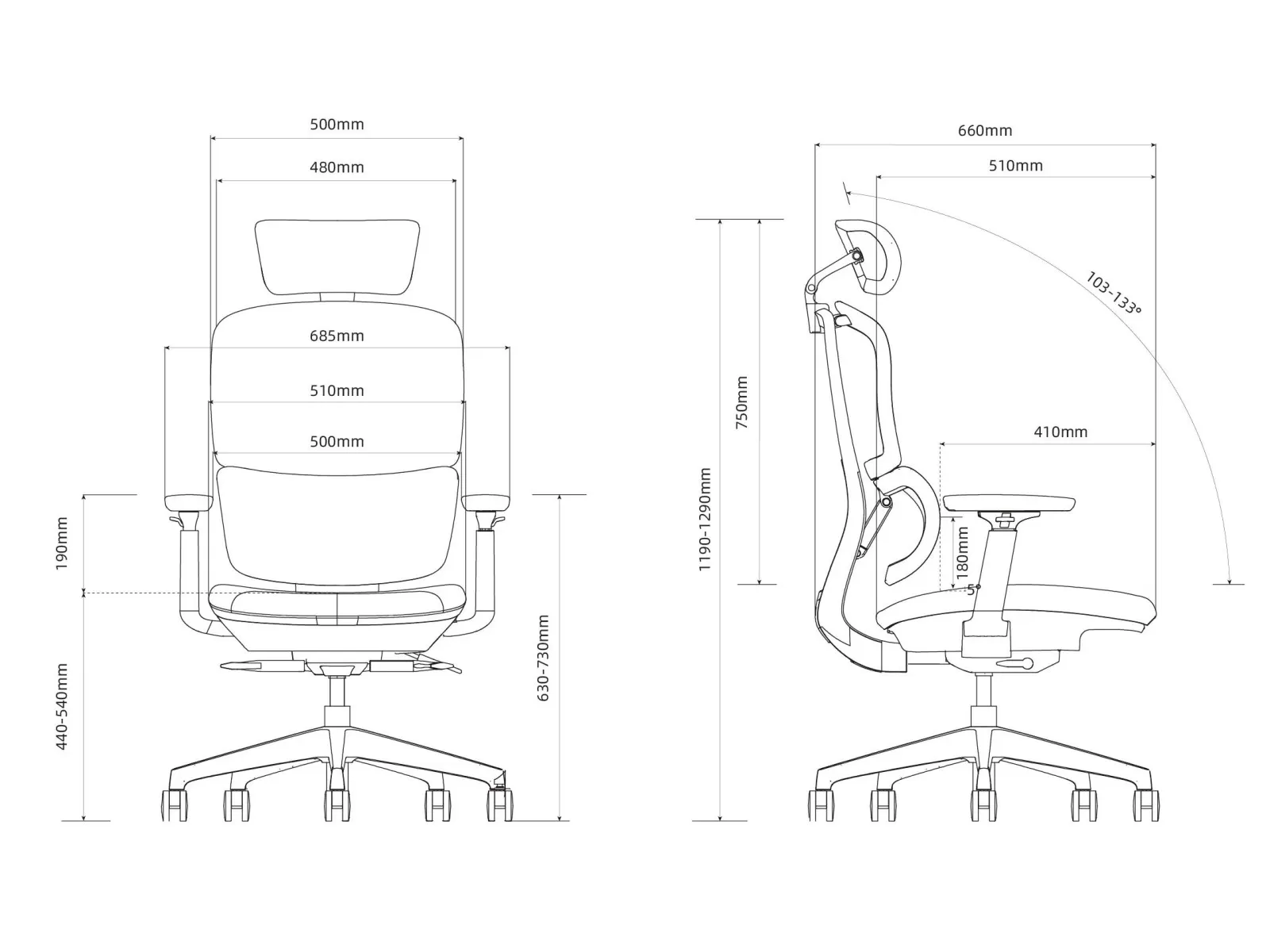 Эргономичное офисное кресло Sunon H2
