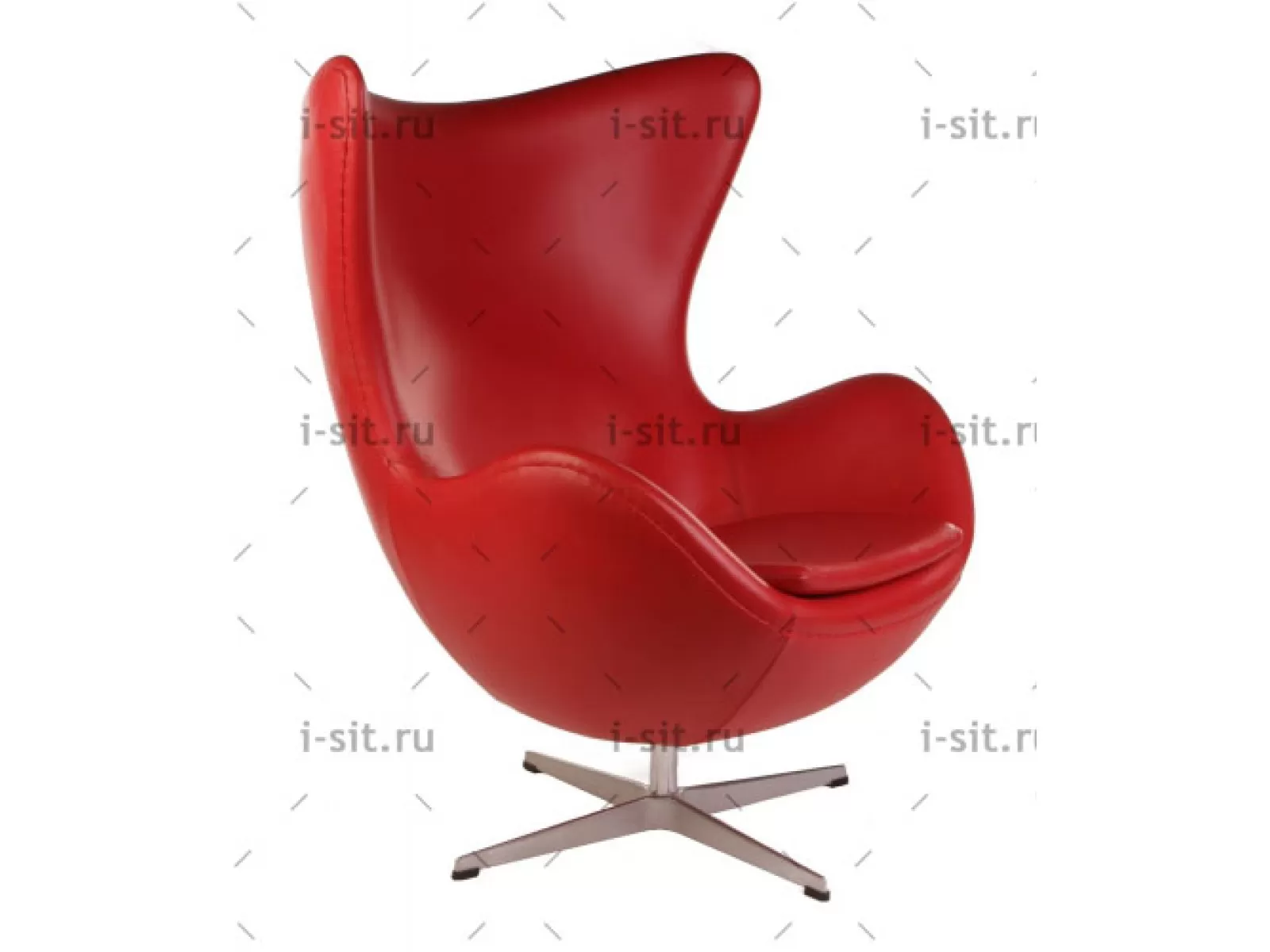 Кресло Arne Jacobsen Style Egg Chair кожа