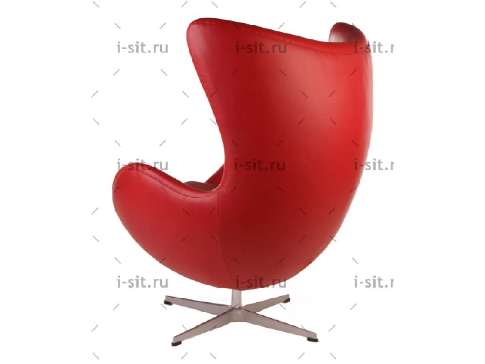 Кресло Arne Jacobsen Style Egg Chair кожа