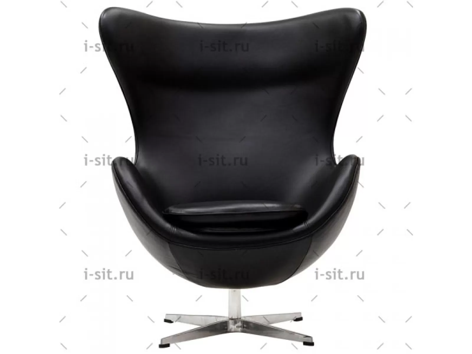 Кресло Arne Jacobsen Style Egg Chair кожа