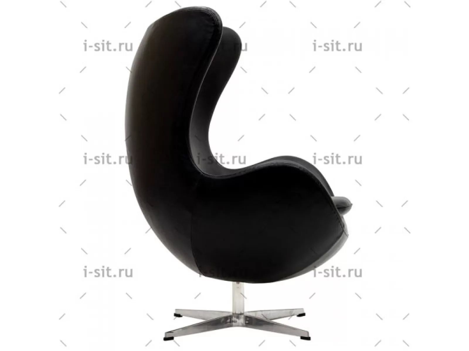 Кресло Arne Jacobsen Style Egg Chair кожа