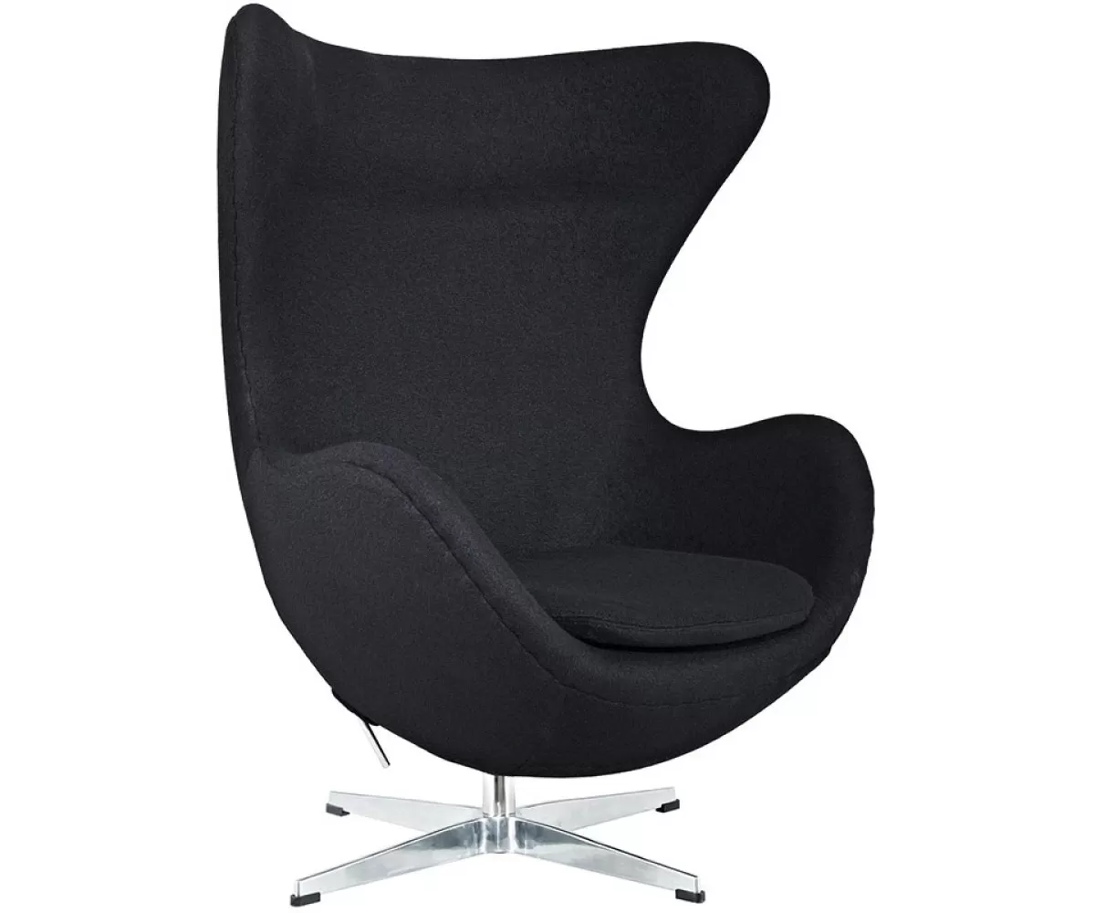 Кресло Arne Jacobsen Style Egg Chair шерсть 