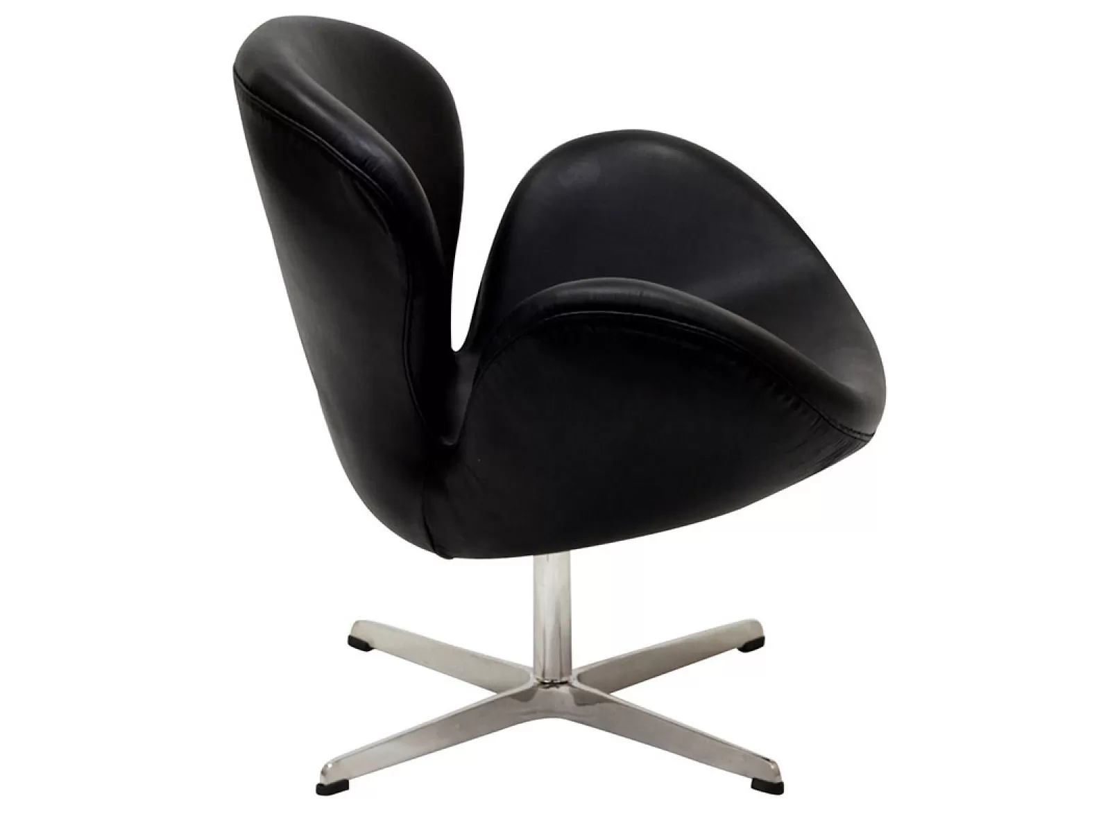 Кресло Arne Jacobsen Style Swan Chair кожа