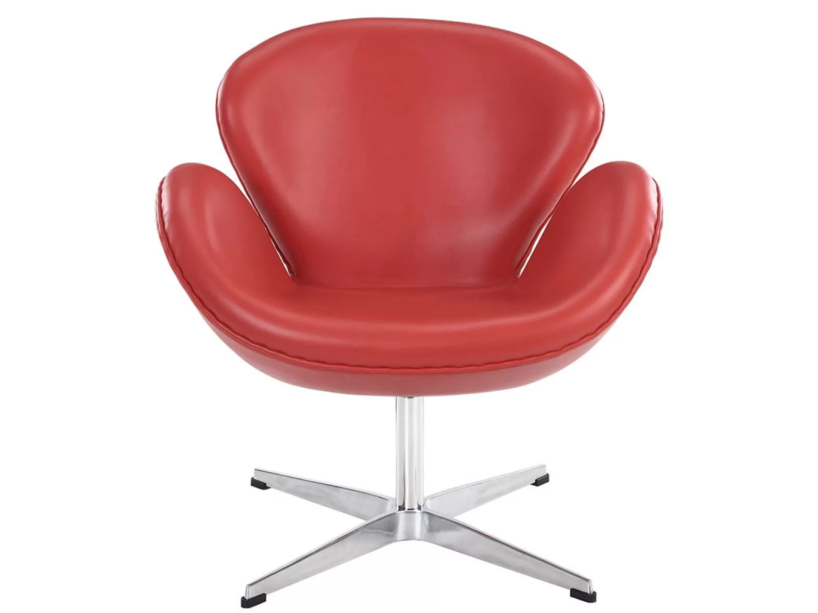 Кресло Arne Jacobsen Style Swan Chair кожа