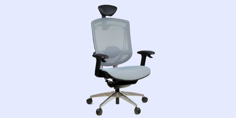 Эргономичное кресло с кожаным подголовником GTCHAIR Marrit